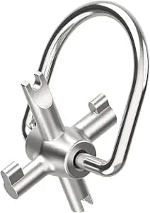 HVAC Locking Caps Key for 410A and R22 Refrigerant Safety Caps, for Installation and Removal of Locking Caps Used, Tamper Resistant Key Tool