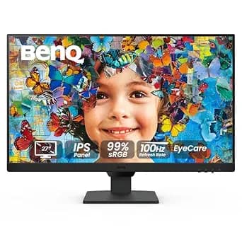 BenQ GW2790 Computer Monitor 27" FHD 1920x1080p | IPS | 100 hz | Eye-Care Tech | Low Blue Light | Anti-Glare | Adaptive Brightness | Tilt Screen | Built-in Speakers | DisplayPort | HDMI x2