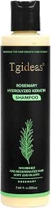 Organic Shampoo for Hair Growth Rosemary for Women and Men, Natural Shampoo for Strengthening and Thickening with Hydrolyzed Keratin for Fine Hair and Hair Loss 7.4ml