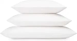RejuveNite® American Talalay Latex Pillow - Medium Support, Standard High Profile - 100% Cotton Sateen Cover – Made in USA