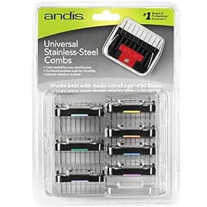 Andis - set of combs lifted stainless steel parts 8