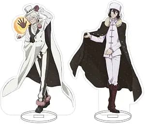 2Pcs Figure Standee Standing Figure Creative Gift Toy Acrylic Peripheral Ornaments Collections for Fans