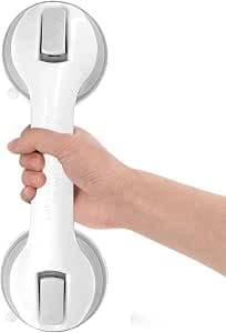 Newthinking Suction Grab Rails for Bathroom, Shower Safety Handle with Suction Cup, Portable Bath Mobility Aids Support Handle for Elderly Disability (1 Pack)