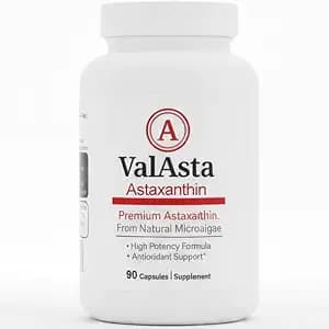 Valasta Astaxanthin,35mg Liposomal, Vegan, Non-GMO, 90 Capsules
