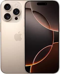 Apple iPhone 16 Pro Max, 256GB, Desert Titanium - T-Mobile (Renewed) | Renewed