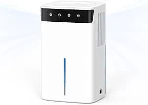DEVERSE Max 5 Pints Smart Dehumidifier for Home/Bedroom/Basement, 600 Sq.Ft Coverage, with Drain Hose, Smart Humidity Control & Large Tank