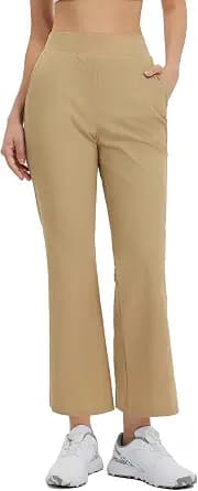 baleaf Women's 26"/29" Work Pants Stretchy Golf Lightweight Stretch Flare Dress Pant Pockets Bussiness UPF 50+