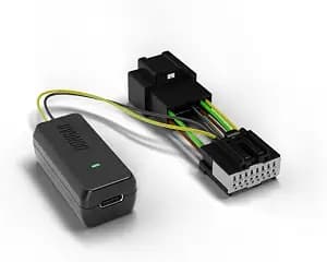 Dongar Dashcam Power Adapter (16-pin Type A) for Ford Vehicles. Compatible with Select Bronco, F150 and More. Built-in USB Power Source, Connects to Rearview Mirror, Easy to Install