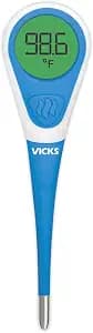 Vicks ComfortFlex Digital Thermometer – Accurate, Color Coded Readings in 8 Seconds - Digital Thermometer for Oral, Rectal or Under Arm Use