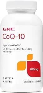 GNC CoQ10 200mg Supplement, Supports Heart Health