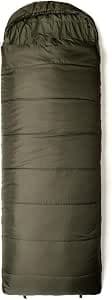Snugpak Nautilus WGTE Sleeping Bag - All Season Sleep Bag - Convertible to Quilt, Isofibre Insulation, Elastic Drawcord Hood, Dual-Zip - Warm Sleeping Bag for Camping, Hiking - Olive (RZ)