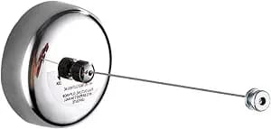 Retractable Clothesline Indoor Laundry Line Clothes Washing Shower | Round Hotel Style, Heavy Duty Stainless Steel Clothes Dryer String, 9.2 Feets, Wall Mounted, Space-Saving, Polished Chrome