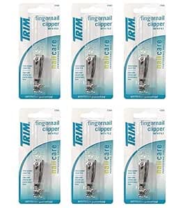 Trim Nailcare Fingernail Steel Clipper with File, Item Number 12500 (Pack of 6)