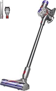 Dyson V8 Advanced Cordless Vacuum Cleaner, 130 AW, up to 40 min of Autonomy, Motorbar Anti-Tangle Brush, Removes Pet Hair, Hand and Floor Vacuum