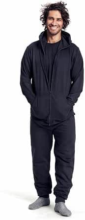 Neutral Unisex Jumpsuit Made from 100% Organic and Fairtrade Cotton, Sustainable, Comfortable and Versatile, Perfect for Leisure and Relaxation, navy