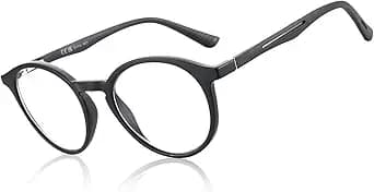 BLUEMOKY Reading Glasses for Men and Women: Blue Light Round Classic Eyeglasses - Computer Readers Glasses
