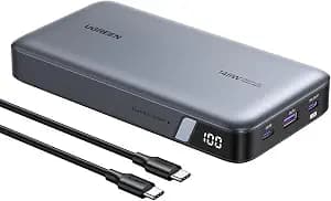 UGREEN Power Bank 25,000mAh 145W Laptop Portable Charger, Nexode 3-Port USB C PD Battery Pack, for MacBook Pro/Air, Dell XPS, iPhone 17/16/15/14, Galaxy S26 Steam Deck, iPad, and More