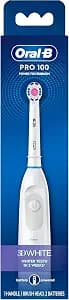 Oral-B Pro 100 Gum Care, Battery Powered Toothbrush, White (New Model)