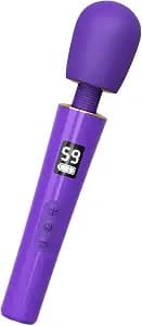 Tracy's Dog Mini Vibrator Wand [Sex Toys] Clit Stimulator | Travel-Friendly | 9 Vibrations & 5 Speeds of Pleasure | Powerful & Cordless | Adult Toys for Women Couples | LED Display | Rechargeable