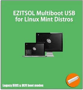 USB for Linux Mint 22 & 21.3 64bit, 19.3 32bit - 3IN1 Bootable Linux USB Flash Drive