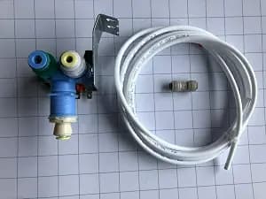 NEW W10408179 Compatible Replacement Water Inlet Valve Kit for WHIRLPOOL Refrigerator W10179146, 2205762, 2304757, W10822681, W10445780 by Robertshaw - 1 YEAR REPLACEMENT WARRANTY
