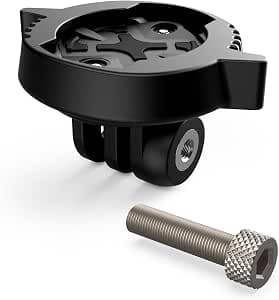 TUSITA Quarter Turn to Friction Flange Mount Adapter Compatible with Garmin Edge Bicycle GPS, Varia UT800 Intelligent Headlight - Mount Designed for GoPro