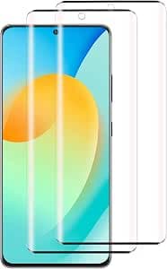 VideoSecu Pack of 2 Tempered Glass for Samsung Galaxy S21 Ultra, 0.33 mm, 3D 9H Hardness, Anti-Scratch Screen Protector, Sensitive Touch and Bubble-Free Installation Samsung S21 Ultra Glass Protection
