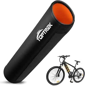 toptrek E-bike Battery Protective Case, Ebike Battery Protective Case for Integrated Frame Battery 28-40 cm Circumference, E Bike Battery Protection Case from Cold and Dust, Battery Protection Ebike