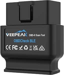 Veepeak OBDCheck BLE Bluetooth OBD II Scanner for iOS & Android, Car Wireless Check Engine Light Code Reader Diagnostic Tool
