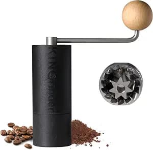 【Famous KOL Recommended】KINGrinder P2 Lightweight Manual Hand Coffee Grinder for Moka pot, French Press, Drip with Assembly Consistency Stainless Steel Conical Burr Mill, 20g Capacity