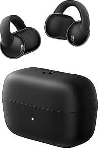 Soundcore C50i by Anker, Open-Ear Headphones, Clip-On Earbuds, Ultra-Comfort, FlexiClip Design, 12mm Drivers for Powerful Bass, AI Clear Calls, 28H Playtime, Secure Fit, Hi-Res, IP55, Bluetooth 6.0