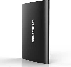 Sperric Disque Dur Externe Portable 2To USB SATA Ultra Fin Tout-Aluminium Stockage pour PC, Mac, Laptop, Ordinateur de Bureau, Ordinateur Portable, Windows