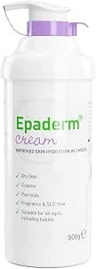 Epaderm Moisturising Cream for Dry Skin, including Eczema and Psoriasis, 500g Pump