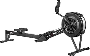 PASYOU Rowing Machine Air Resistance for Home, Professional Rowing Machine with 10 Levels Adjustable, Professional Indoor Rowing Machine, Ergonomic Comfort Seat, with Kinomap App, Load Capacity: 160