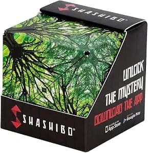 Shashibo Shape Shifting Box - STEM Fidget Toy with Ultra Strong Magnets - Sensory Puzzle Cube Transforms Into 100+ Shapes, Easter Basket Stuffers Gift for Kids, Teens, and Adults (Elements)
