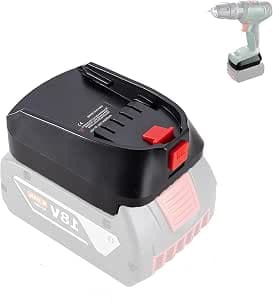 Battery Adapter for Bosch Professional 18 V 5.0 Ah 2.5 Ah System Battery GBA 18 V Conversion to Bosch Battery Pack