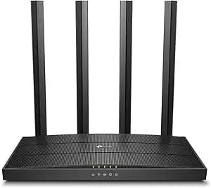 TP-Link AC1200 Gigabit WiFi Router (Archer A6) - Dual Band MU-MIMO Wireless Internet Router, 4 x Antennas, OneMesh and AP Mode, Long Range Coverage