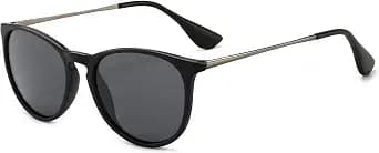 SUNGAIT Premium Vintage Round Sunglasses for Women Men Classic Retro Trendy Style