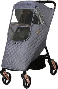 Winter Stroller Rain Cover Stroller Weathershield to Keep Warm in Winter Universal Travel Weather Shield for Strollers Pushchair