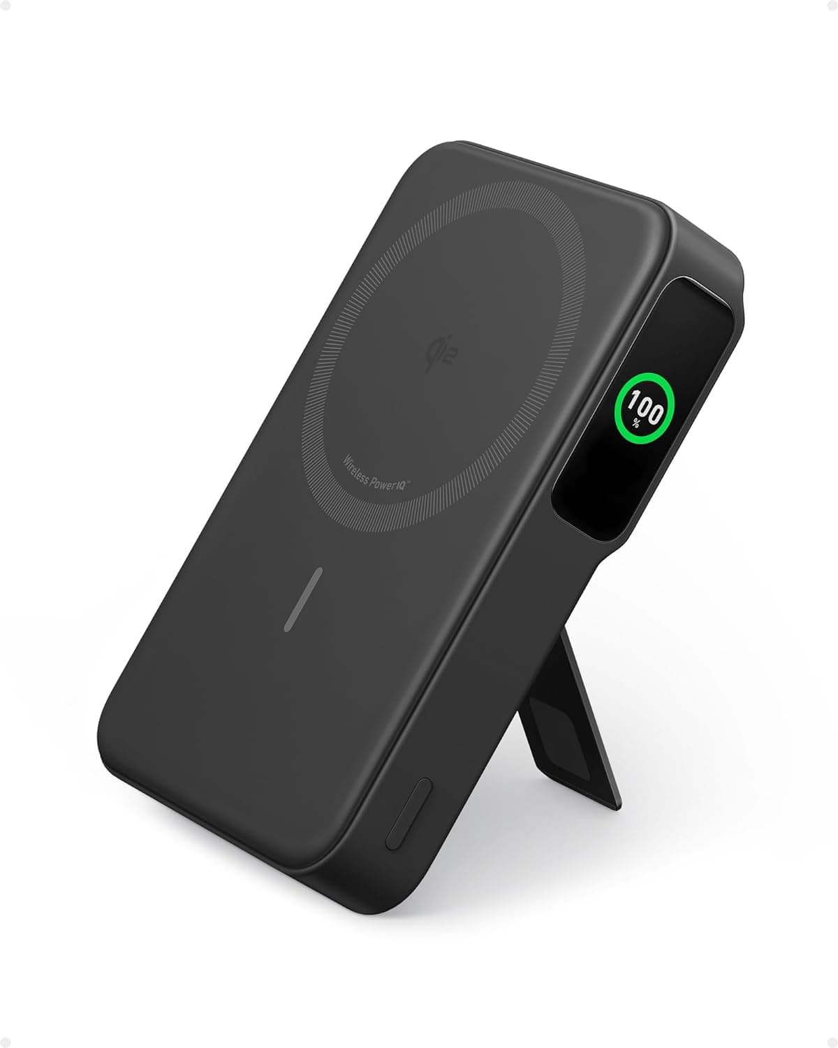 Anker MagGo Power Bank, 10,000mAh Qi2-Certified 15W Max Portable Charger