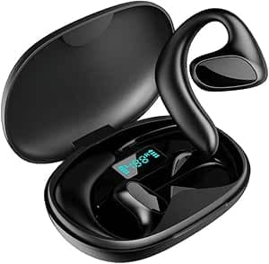 TalkBuds Translator Earphones - Bluetooth Headphones with Real-time Translation in 144 Languages, HD Sound, Charging Case, Music & Call Mode, Portable & Rechargeable (Black 2.0)