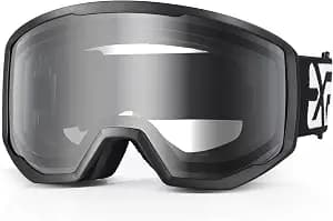 EXP VISION Ski/Snowboard Goggles for Men Women, OTG Snow Goggles Anti Fog UV Protection