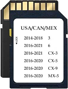 2020 Navigation Map SD Card Fits Vehicle 3 6 CX-3 CX-5 CX-9 MX5