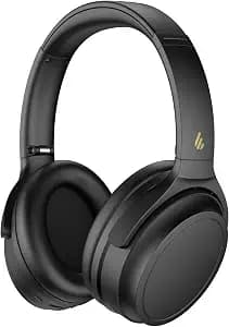 Edifier WH700NB Wireless Active Noise Cancellation Over-Ear Headphones, Bluetooth 5.3 Foldable Lightweight Headset, Dual Device Connection 68-Hour Battery Life, for Travel Home Office - Black