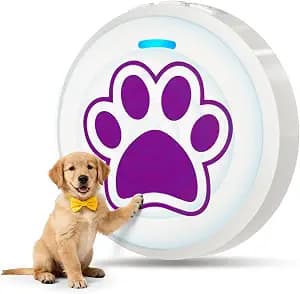 ChunHee Dog Door Bells - Dog Potty Training Bell with 28 Ringtones & Adjustable Volume (0-115dB) | Chew-Proof Dog Doorbells for Teach Puppies to Signal Go Outside, Easy Dog Training Bells for Door