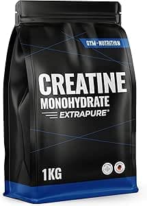 Creatine Monohydrate Powder 1 kg / 1000 g - Ultra Pure Creatine Monohydrate with Inulin - High Dose - Extra Pure Creatine Monohydrate - Creatine Powder Monohydrate - Vegan Annual Supply