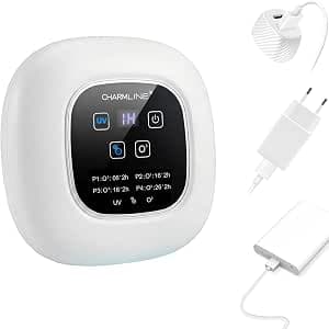 3 in 1 Portable Air Purifier with Aromatherapy, Quickly Eliminates Pet and Smoke Odors, Returns Fresh Air to Small Spaces and Compatible with Plug or Power Bank