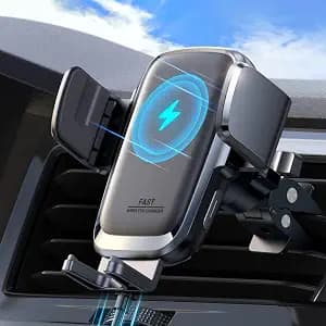 Wireless Car Charger, 15W Qi Fast Charging Auto Clamping Car Charger Phone Holder Mount, JOYROOM Cell Phone Holder Car Mount for iPhone 16 15 14 13 Pro Max Xs, Galaxy S24 Ultra, LG, Google