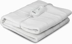 Status Double Electric Under Blanket 85W, 3 Heat Settings with Adjustable Slide Controller, Overheat Protection and Machine-Washable Design (DEB1PKB)