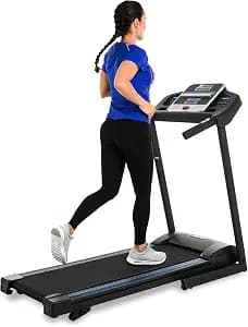 Premium Folding Smart Treadmill, Compact Design, 250+ LB Weight Capacity, Powerful Motor, XTERRA+ Fitness App Included with Purchase